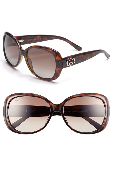 gucci 56mm polarized sunglasses|Gucci clear lens sunglasses.